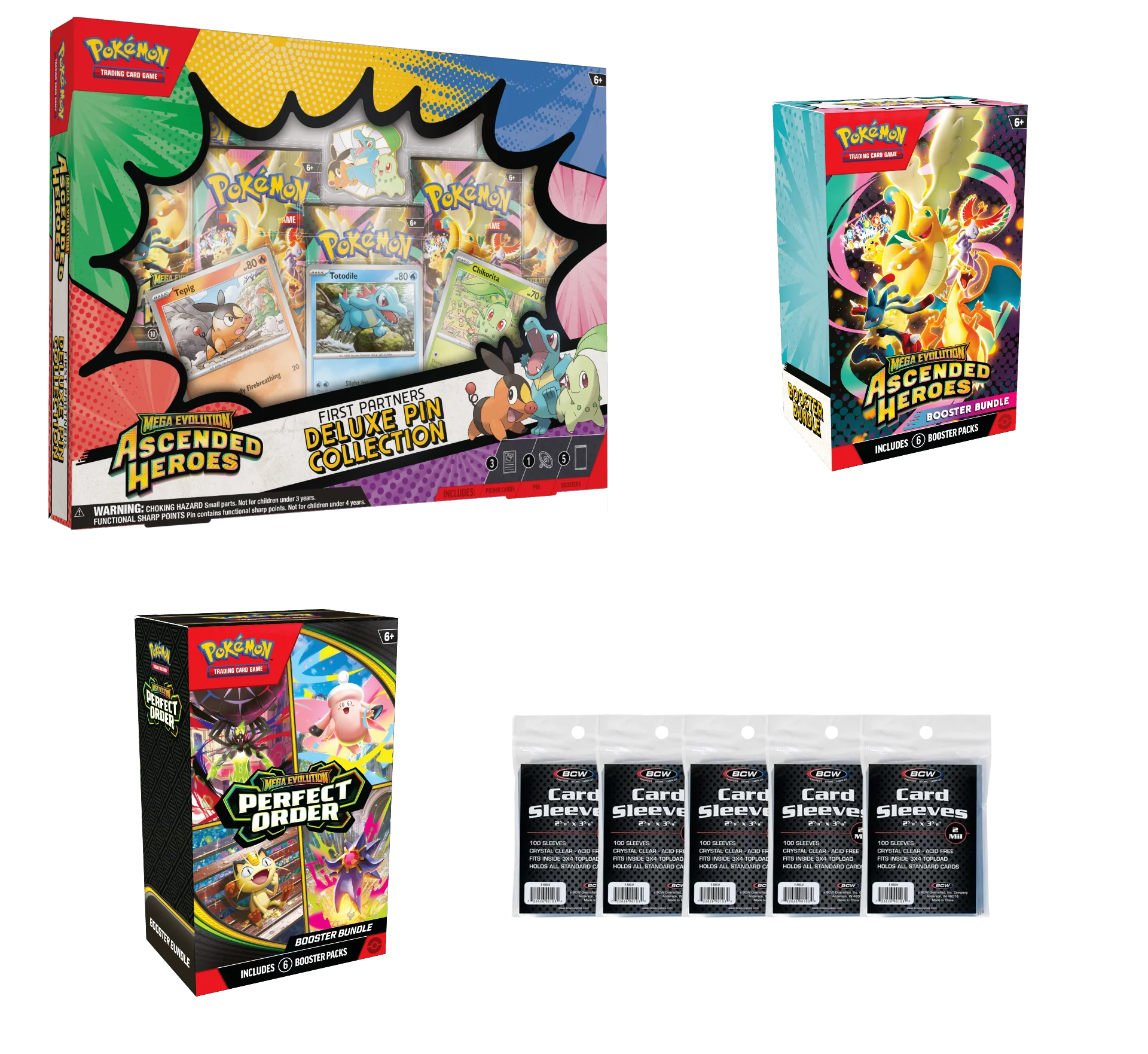Ascended Heroes First Partners Deluxe Pin Combo