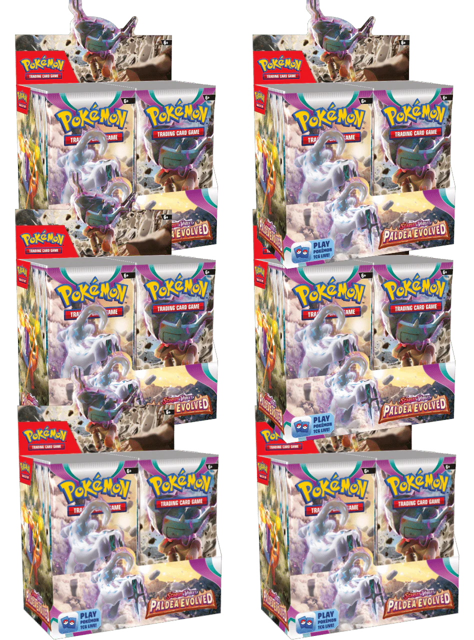Paldea Evolved Booster Box Sealed Case