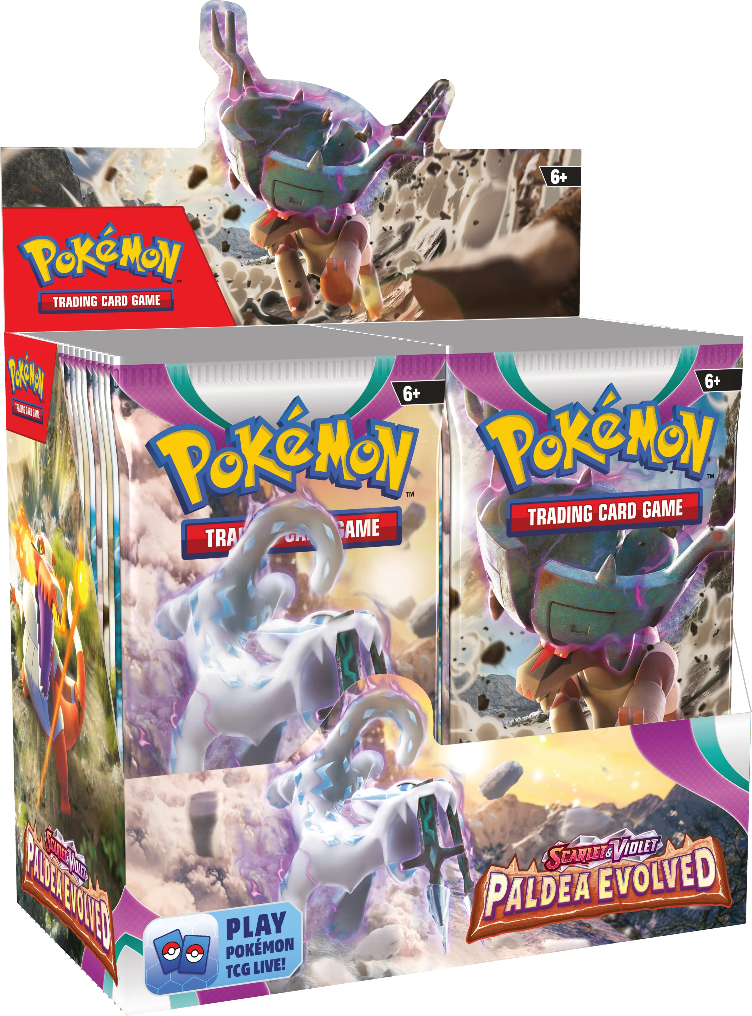 Paldea Evolved Booster Box Sealed Case - Image 2