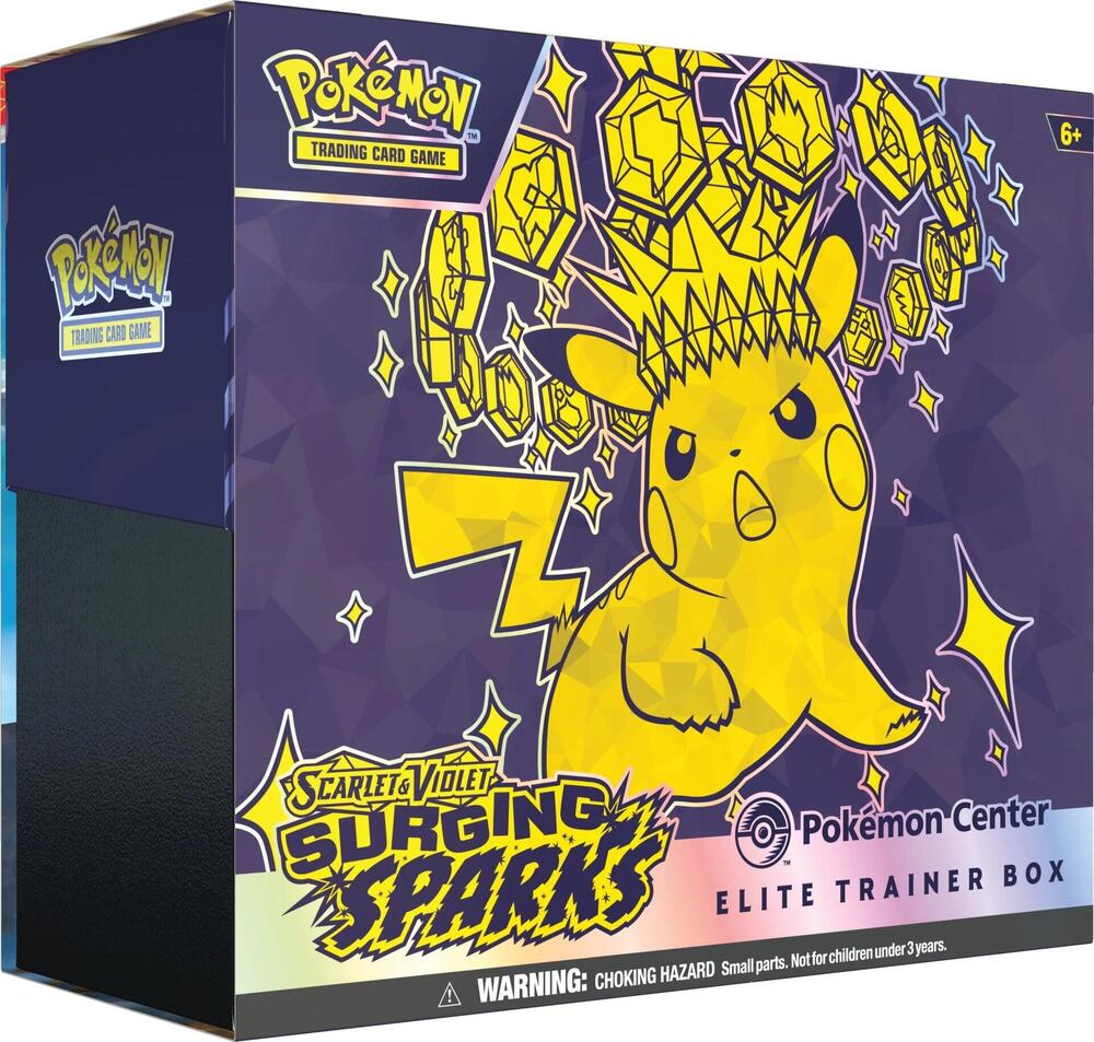 Surging Sparks Pokémon Center Elite Trainer Box case (Exclusive)